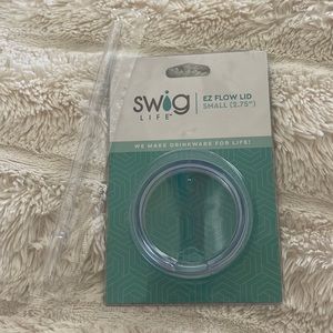 Swig Life- ez flow lid and straw( both clear)